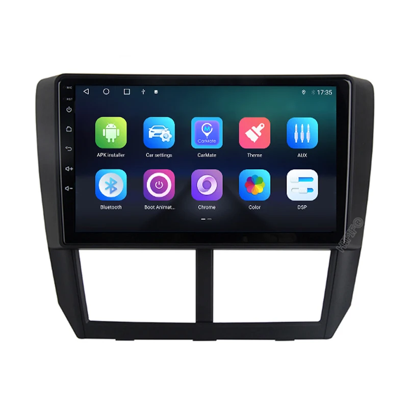 Автомагнитола 2 Din 9 дюймов GPS мультимедийный плеер Android 10 авто для Subaru Forester 2008-2012 4