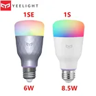 Yee light 1S 1SE цветная лампа E27, умное приложение, Wi-Fi, дистанционное управление светильник льник, лампа для измерения температуры для Alexa Google Assistant Mihome