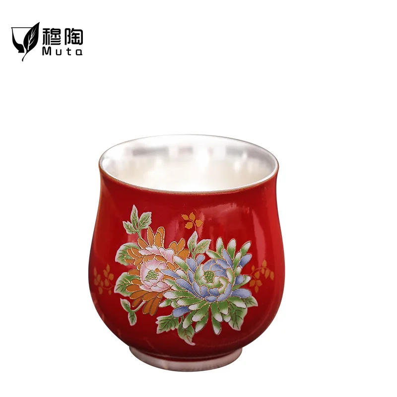 

Porcelain teacup Chinese Handmade Ceramic Tea Set Teacup Master Cup Tea Bowl Drinkware portable Personal Single Cup teacups