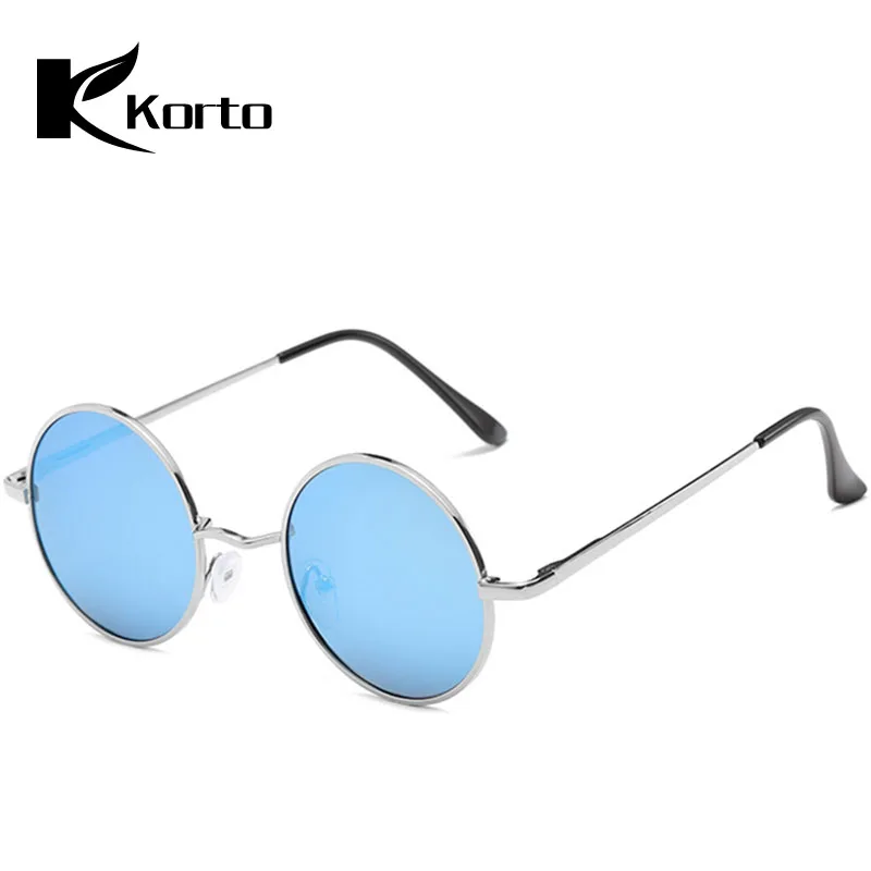 Мужские Винтажные Солнцезащитные очки с поляризационными линзами John Lennon круглые