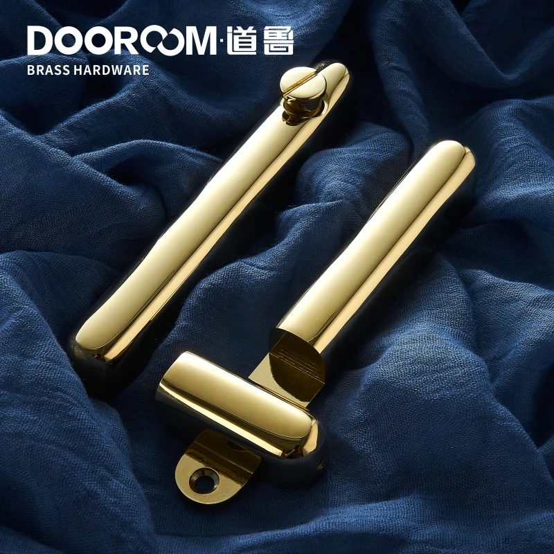 Dooroom латунный замок для раздвижных дверей набор ручек Золотой PVD черный интерьер
