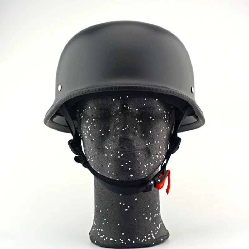 Posbay винтажный мотоциклетный шлем Ретро немецкий полулицевой ДЛЯ Chopper Cruiser Man ABS 2018