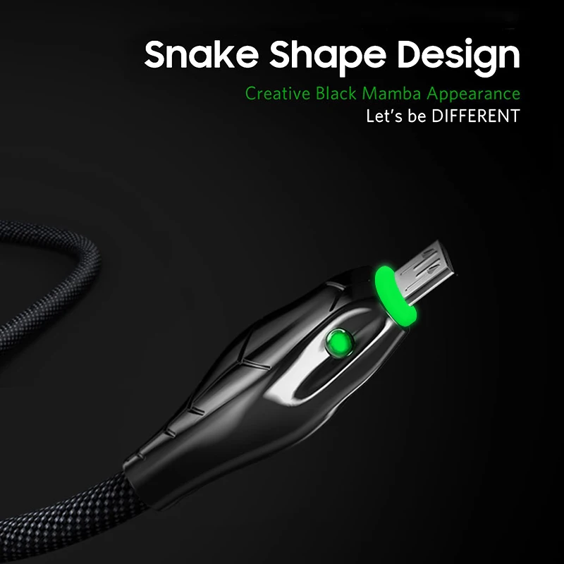 

Micro USB Cable 3A Highly Zinc Alloy Nylon Fast Charge USB Data For Samsung Xiaomi Huawei Android Micro USB Mobile Phone Cables