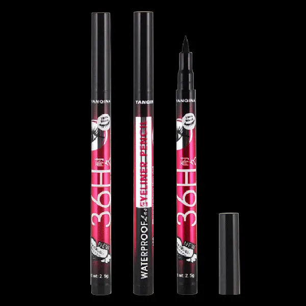 Горячая Распродажа YANQINA Ultimate черная жидкая подводка для глаз стойкая