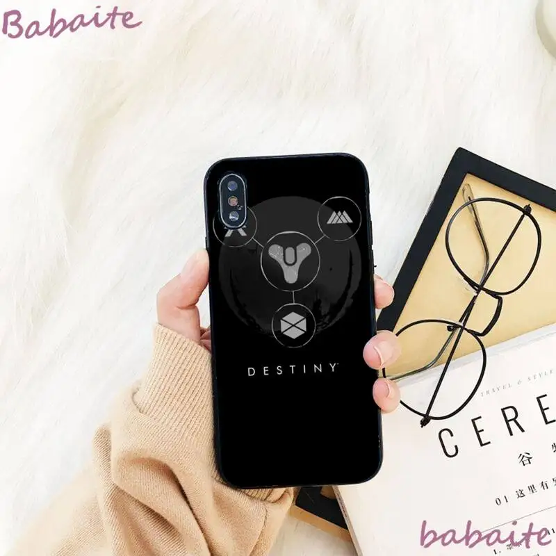 

Babaite DESTINY GHOST Soft Phone Capa For iPhone 8 7 6 6S Plus X XS MAX 5 5S SE XR 11 11pro promax 12 12Pro Promax