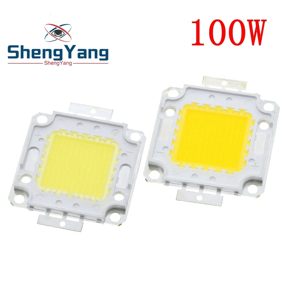 1 шт. чистый белый/теплый белый 100W 24*48 светодиодный чип высокой мощности