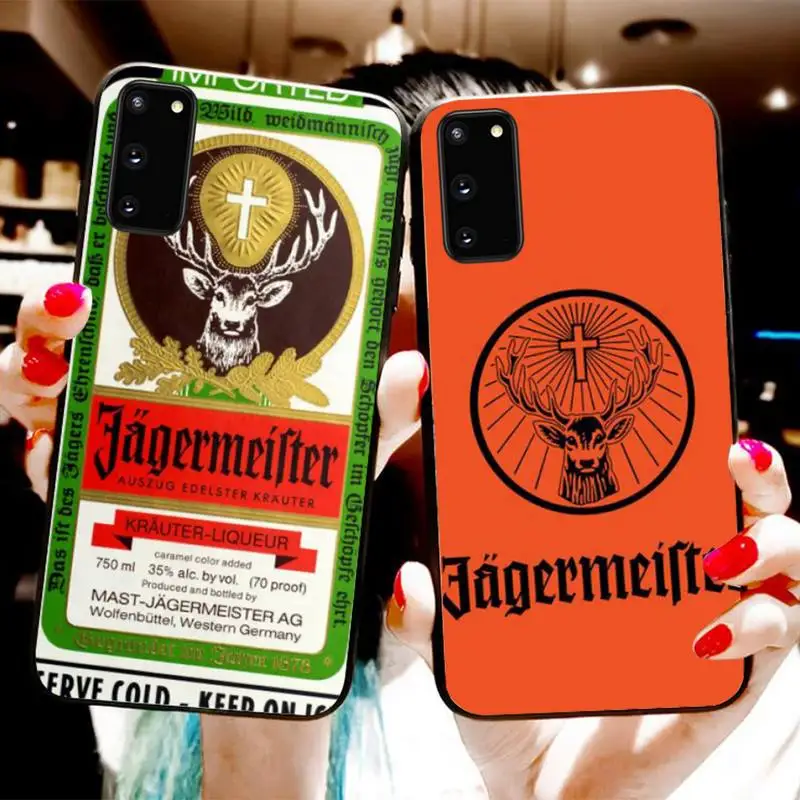 

Jagermeister logo Phone Case For Samsung S20 S10 S21 S30 Plus S9 S10PLUS S20FE S21ULTRA