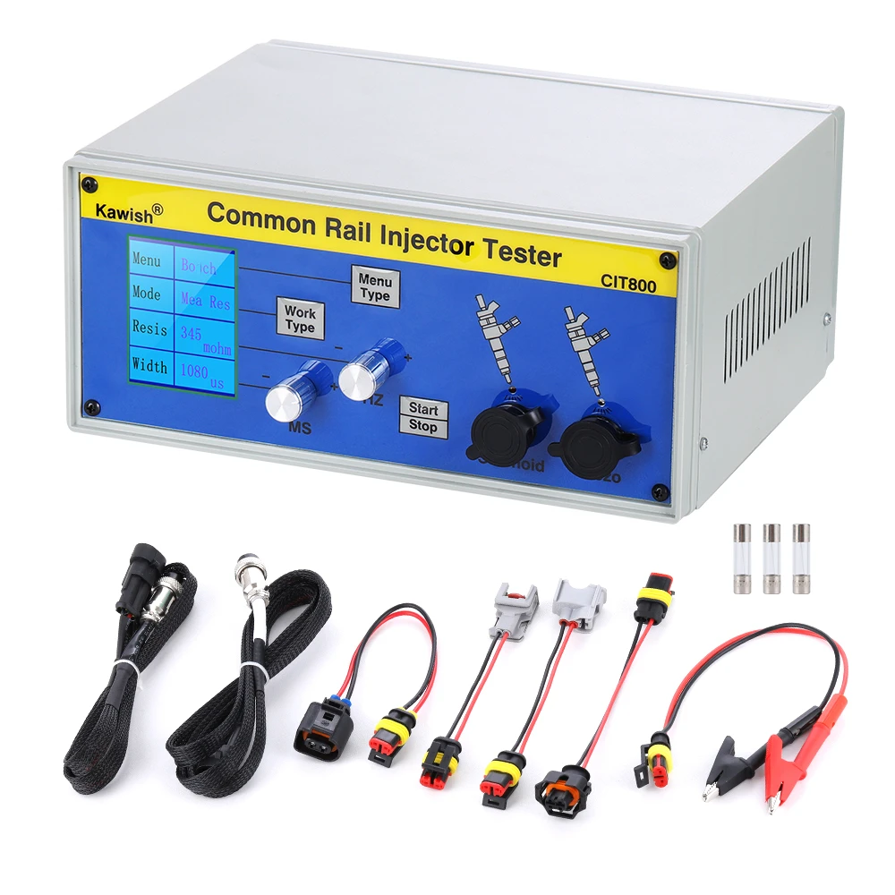 Kawish CIT800 Многофункциональный дизельный инжектор common rail Тестер дизельных пьезо