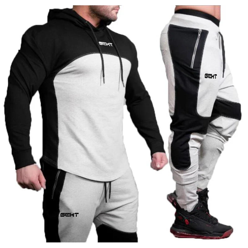 Новые спортивные свитшоты из хлопка мужские толстовки зимняя однотонная