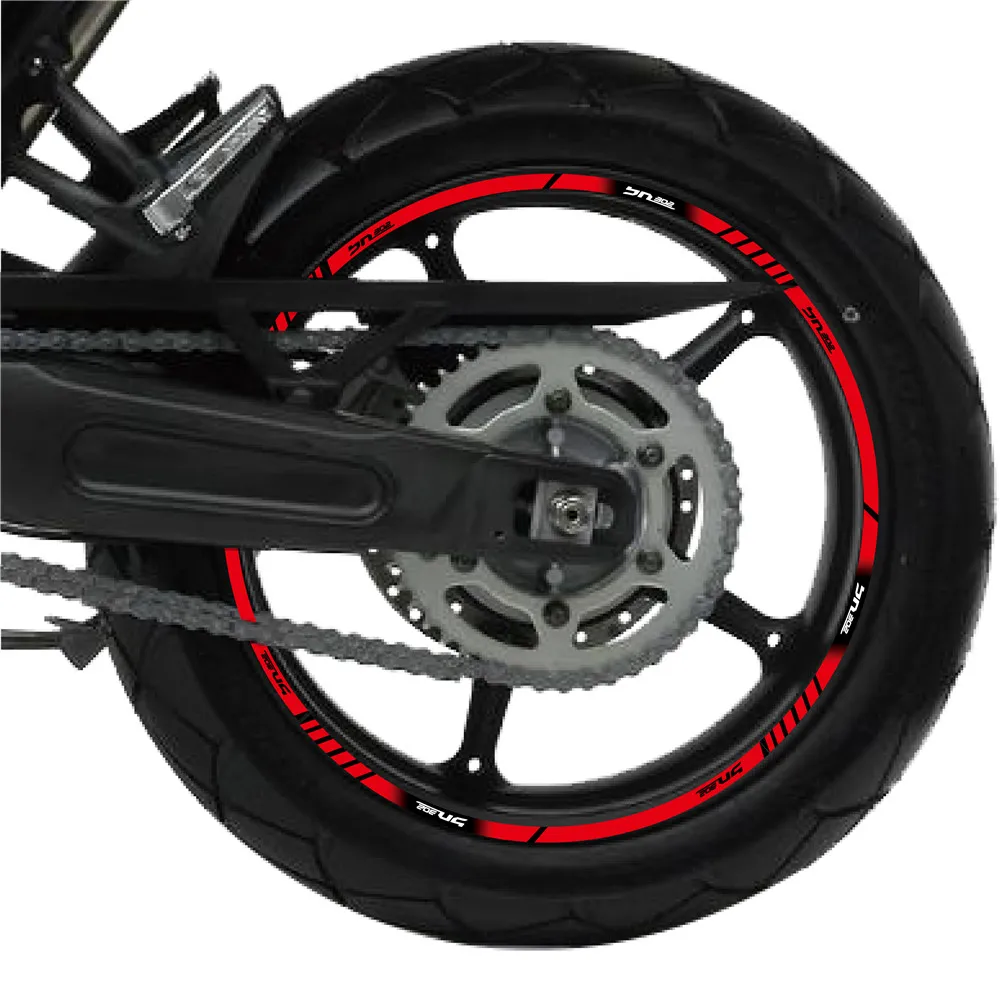 

Motorcycle Reflective sticker Moto Wheel decals Tire Rim Stickers For BENELI bn302 bn 302