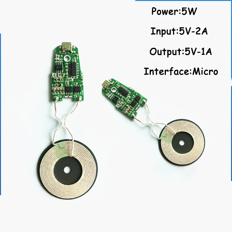 DIY PCBA печатная плата 7 5 Вт 10 Qi Быстрое беспроводное зарядное устройство катушка