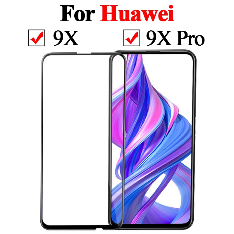 Защитное стекло для huawei honor 9x pro, закаленное стекло 9xpro honer x9, Защитная пленка для экрана huway honor 9x hauwei huavei