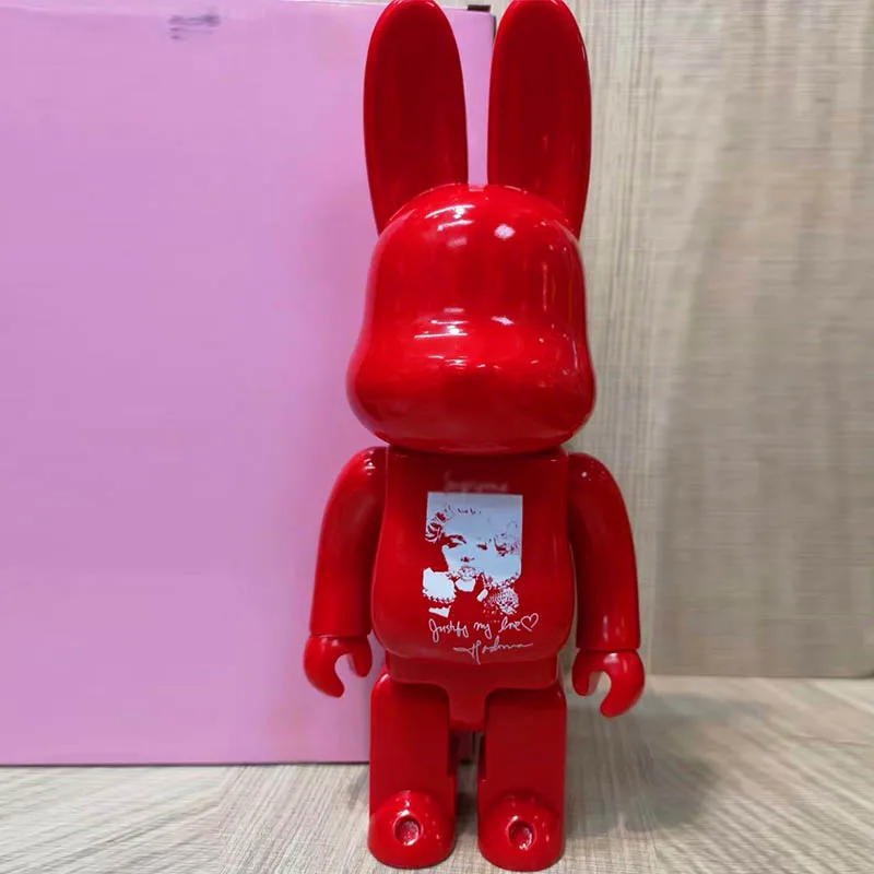 Модные персонажи из мультфильма Bearbricklys кролик кот экшн-фигурки медведь куклы ПВХ