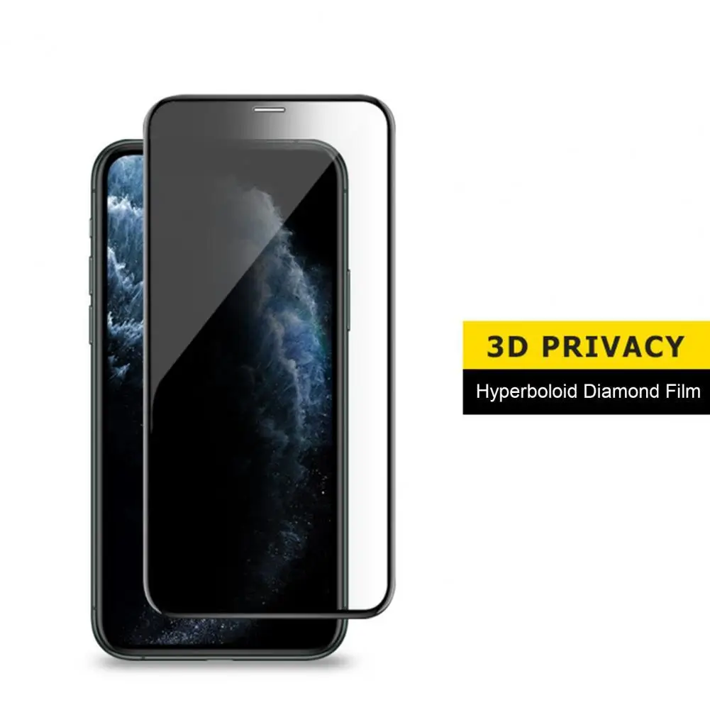 

1 Set Full Coverage Peep-proof Screen Protector Anti-shock Exquisite Tempered Glass Screen Cover for iPhone 13 mini/13/13 Pro/13