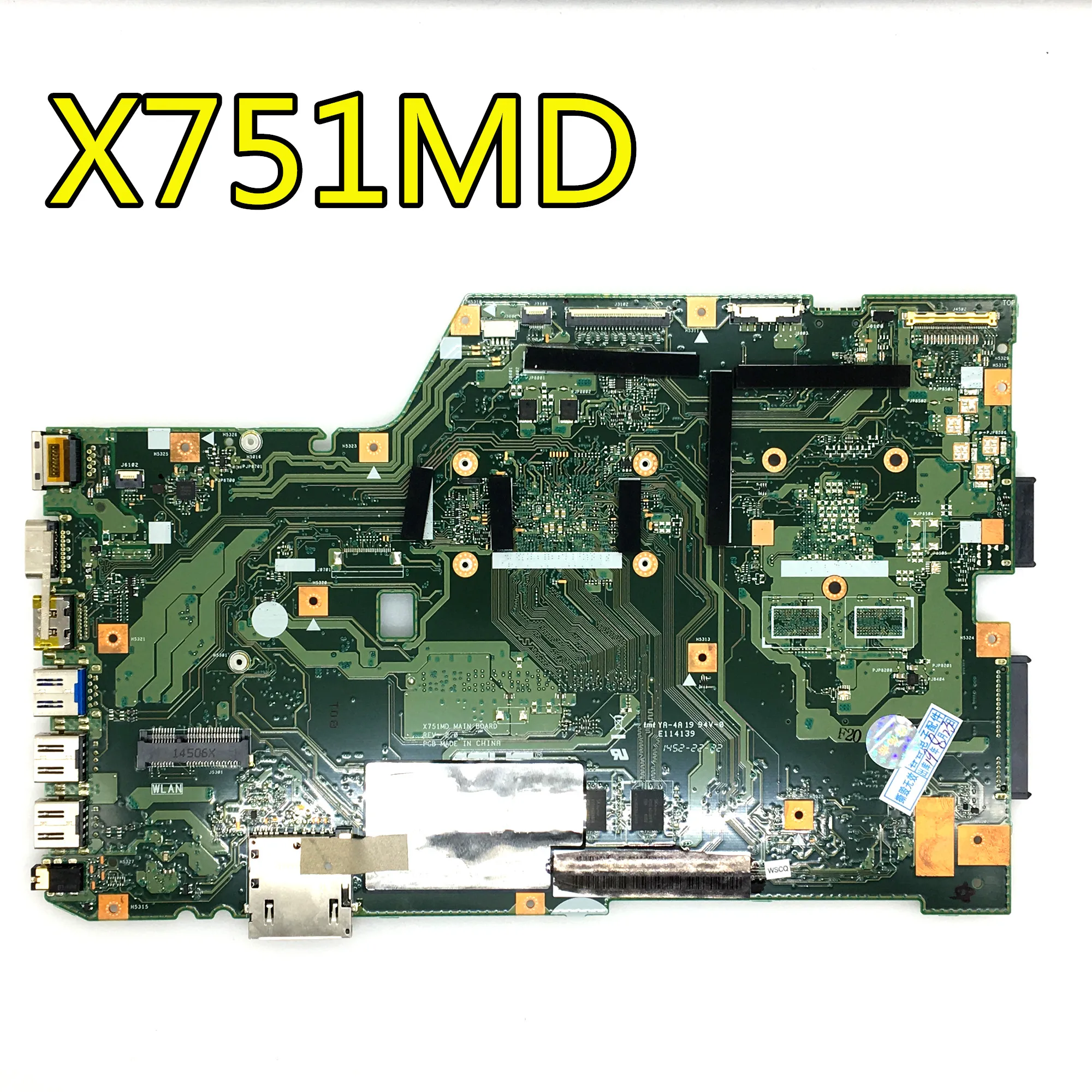 4 ядра N2930/N2940 4G RAM X751MA материнская плата X751MD REV 2 0 для ASUS X751M Материнская полностью
