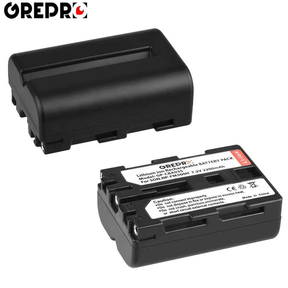 1 шт. NP-FM500H NP FM500H аккумулятор + зарядное устройство USB с ЖК-дисплеем для Sony Alpha A58