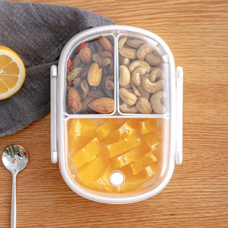 Kid's Lunch Box Fruit Bowl Outdoor Activities Travel Microwave Heating Food Container Plastic Bento Korean | Дом и сад