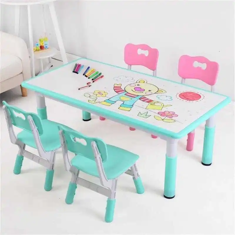 

Play And Chair Baby Kindertisch Tavolino Bambini Mesa De Estudio Desk Kindergarten Study For Kids Bureau Enfant Children Table