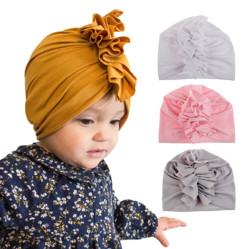 10 Colors Baby Cotton Soft Hats Top Knot Turban Girl Summer Beanies Kids Newborn Cap for Girls | Детская одежда и обувь