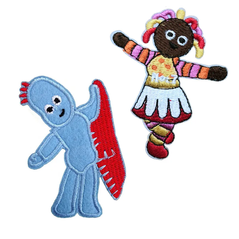 20 шт. Iggle piggle No.7 Upsy патч с вышивкой маргариткой в саду Детская куртка мультяшная