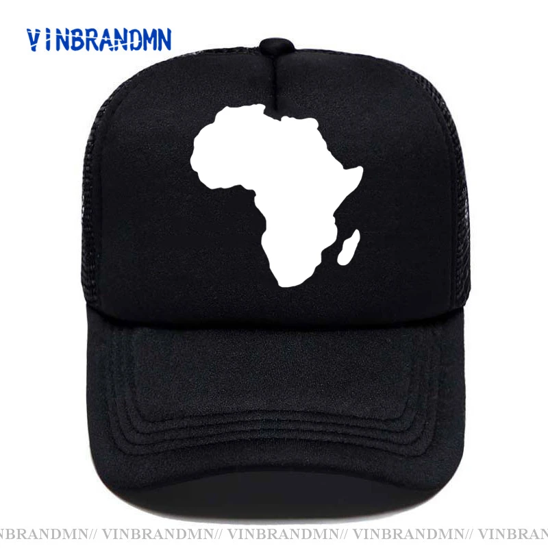 Бейсболка с графическим принтом карты Африки для мужчин и женщин крутая летняя
