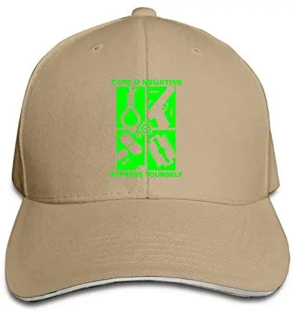 

Тип O ОТРИЦАТЕЛЬНЫЙ 1 Мужская Женская Повседневная шапка сэндвич Hatcustom Logo