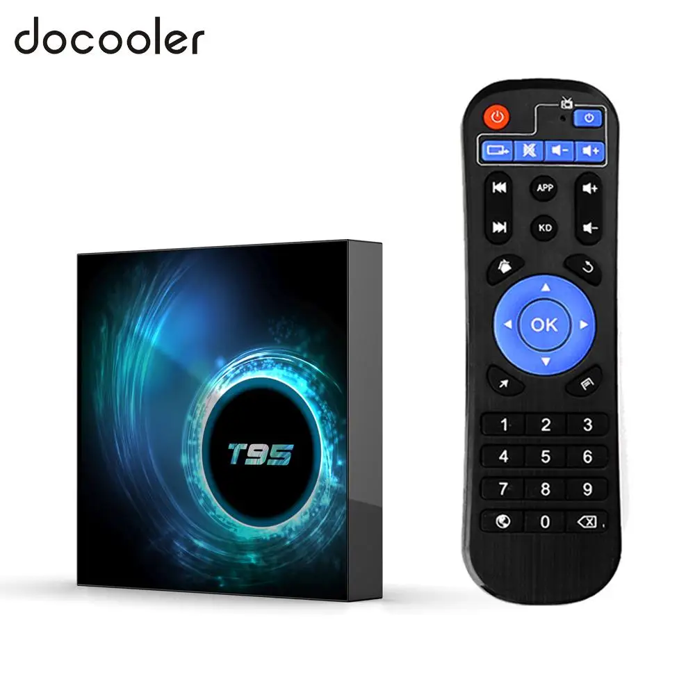ТВ приставка T95 на Android 10 4 + 32/64/128 ГБ Allwinner H616 ядра 64 бит 4K|ТВ-приставки и