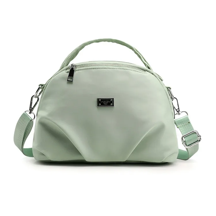 light green Повседневное Для женщин через плечо, женские сумки-клатчи и Сумки Женская нейлоновая сумка-мессенджер Высокое качество для девочек дорожные сумки через плечо сумки - Цвет: light green