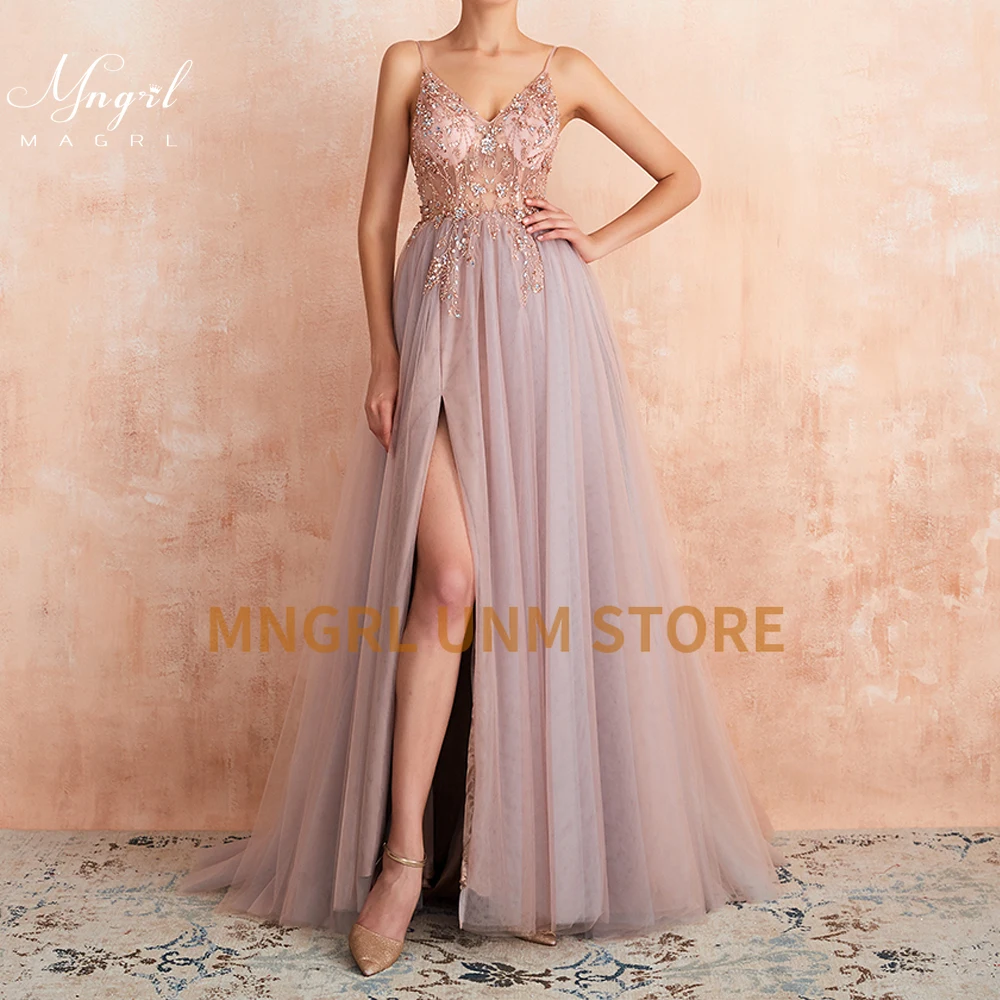 

MNGRL Simple V-neck Retro Long Sleeve Mermaid 3D Flower White Lace Tail Wedding Dress Backless Bridal Dresses Plus Size