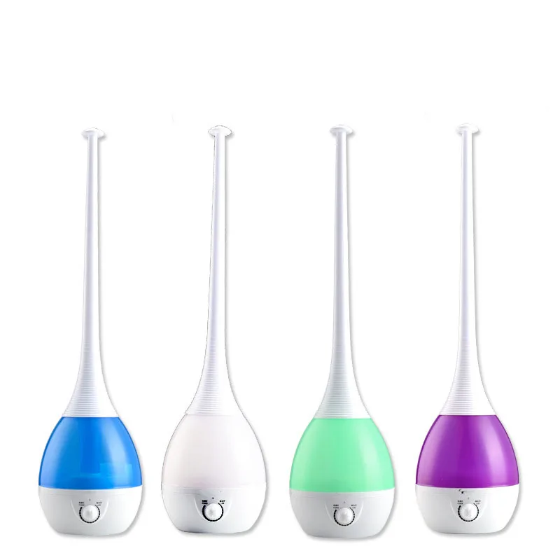 2.6L Large Floor Standing Air Aroma Humidifier Household Night Light Big Fog Humidifier Ultrasonic Essential Oil Diffuser