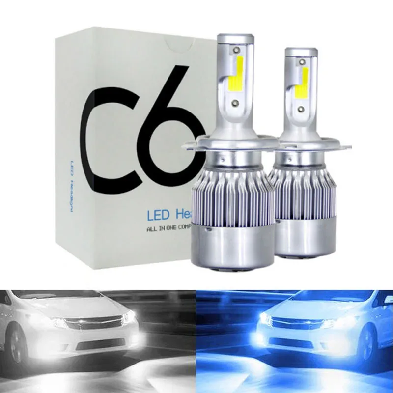 Автомобильные светодиодные лампы Elglux лампа для головных фонарей 6000K 12000