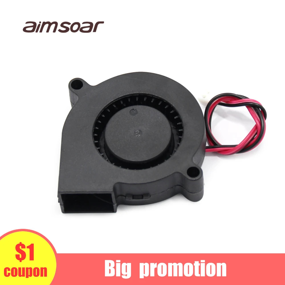 fan 12v ender 3 fan 50mm blower fan 2 pin 3d printer parts 5015 50*50*15mm