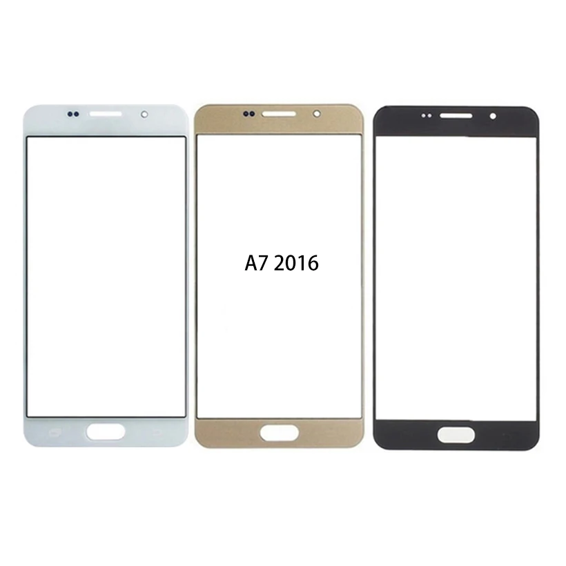 Переднее стекло объектива Внешний экран Сенсорная панель Замена для Samsung Galaxy A7 2016