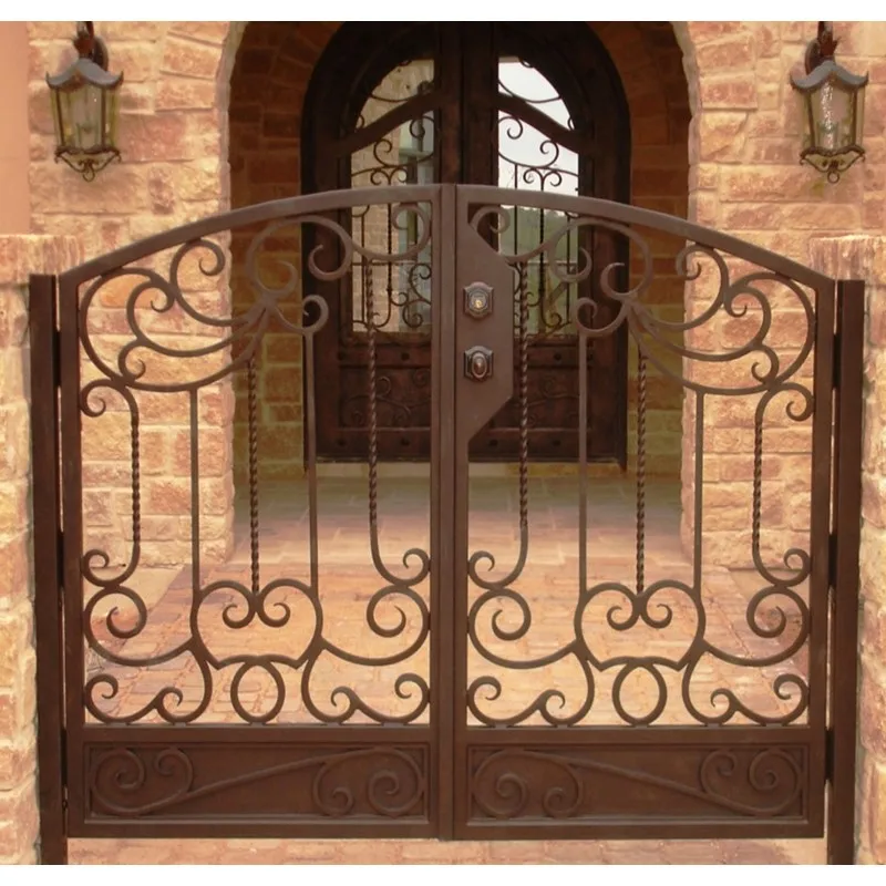 Декоративные кованые железные ворота цена на продажу | Обустройство дома