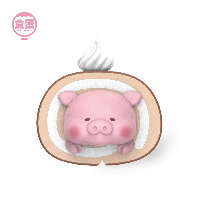 

Blind Box Cute Animal Anime Figure Gluttonous Pig Series Mini Lucky Toys Model Little Pet Shop Random Doll Gift Decoration