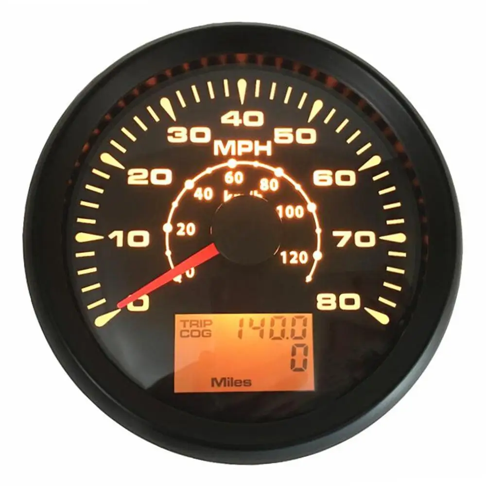 Комплект 1 0-80миль/ч с автоматической настройкой GPS датчики спидометра 85 мм 0-120 км/ч