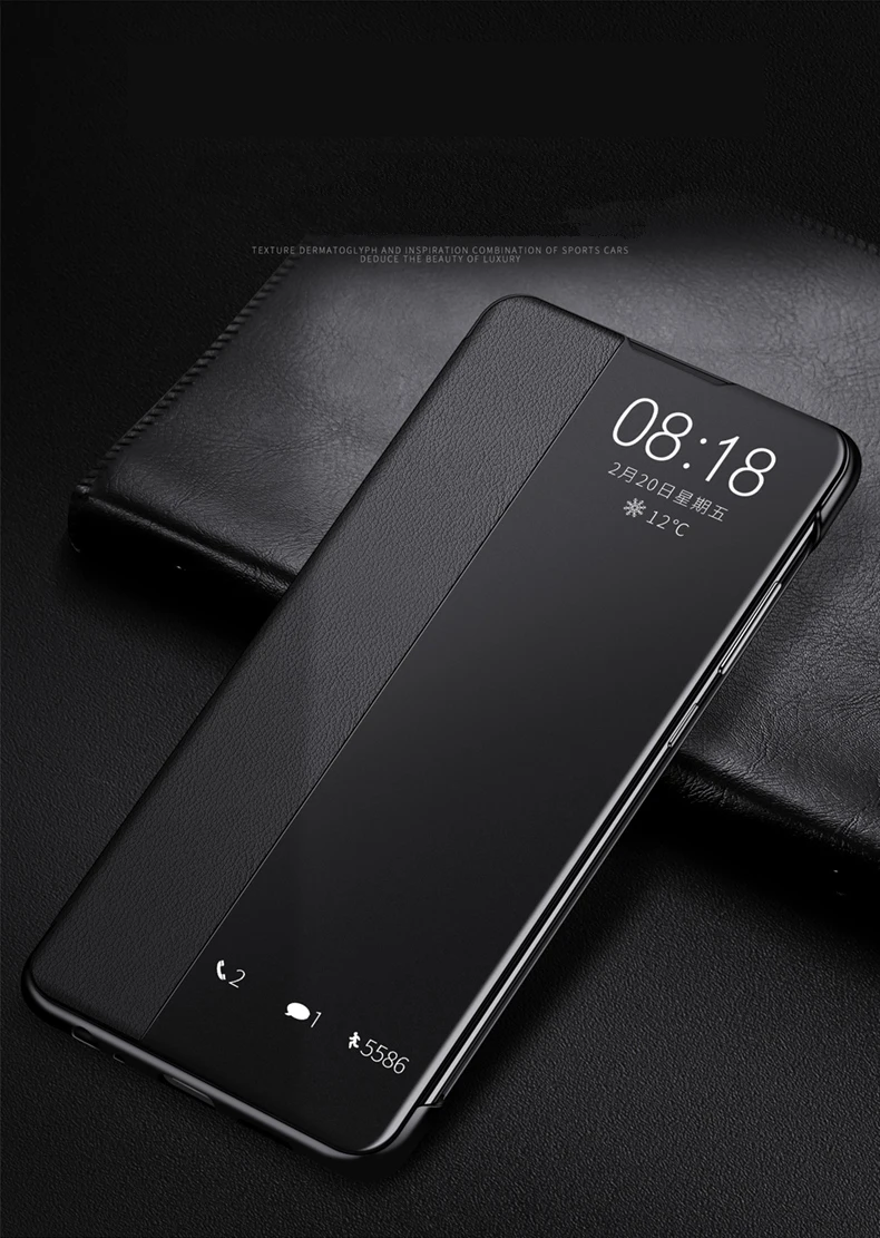 Ультра тонкий флип-чехол для телефона huawei P30 P20 Pro mate 20 Lite X 10 P10 Plus mate 20 mate 10 P 30 P30 Окно просмотра Авто Режим сна