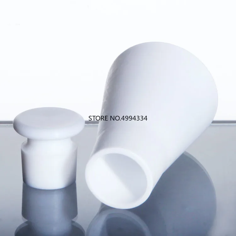 Высококачественная тефлоновая коническая колба из фторопласта с крышкой|Фляжка|