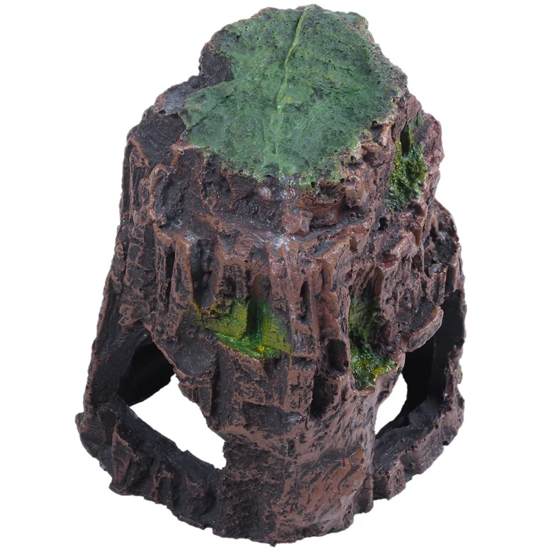 Aquarium Decoration Rock Cottage Cave Stone Hidden For Fish Tank | Дом и сад