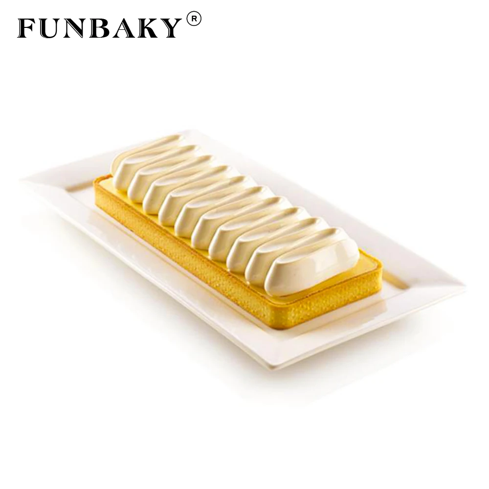 Силиконовая форма для торта FUNBAKY в форме спирали с 6 отверстиями 3D формы выпечки