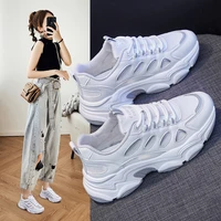 ins breathable torre shoes new summer 2021 net surface of sneakers or lend students heighten shoes cc 803