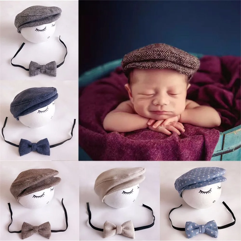 1 комплект для новорожденных и маленьких остроконечная Шапка бини Кепки шляпа +