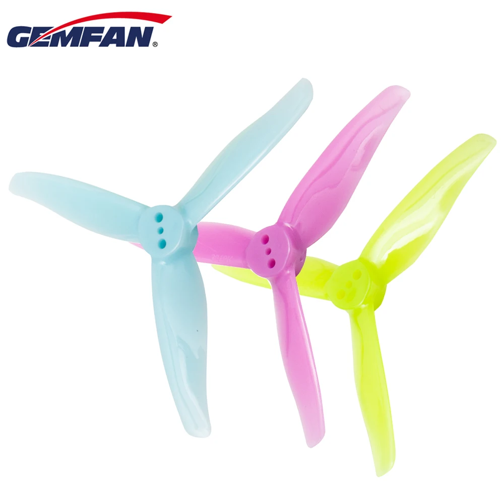 

12 pairs Gemfan 3016 Propeller 1.5m 2mm hole 3 inch 3-Blade CW CCW FPV Propeller Mini Props For 3inch FPV Racing Drone