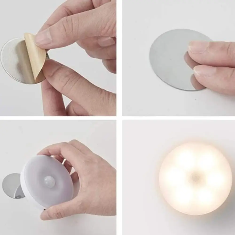 

Smart Home Products Magnetic Suction Lamp Dual Mode Led Body Induction Lamp For Cabinets Stairs Pantry Corridor Lights