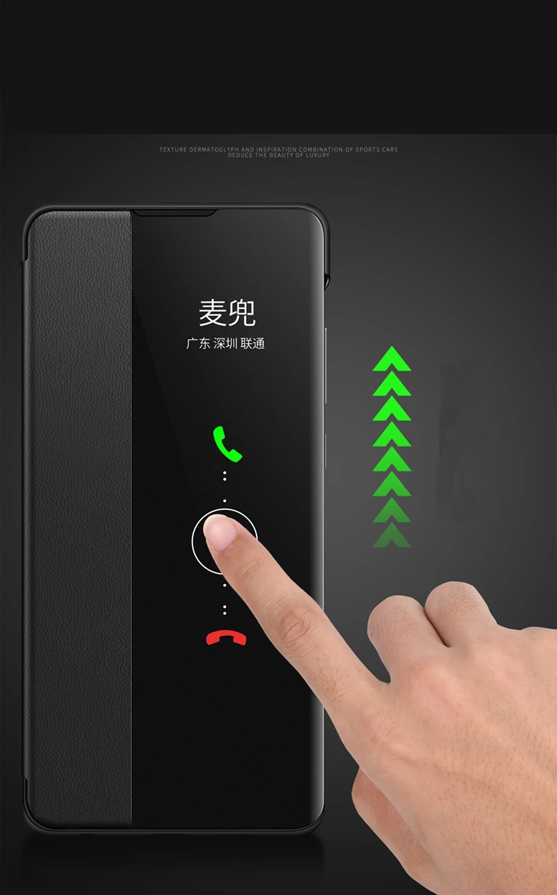 Ультра тонкий флип-чехол для телефона huawei P30 P20 Pro mate 20 Lite X 10 P10 Plus mate 20 mate 10 P 30 P30 Окно просмотра Авто Режим сна