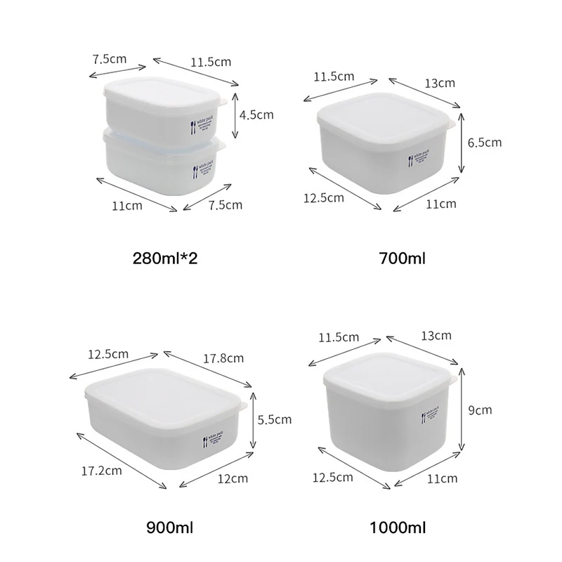 Контейнер для бэнто Портативный Коробки обедов школы и офиса Пикник холодильник