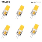 6 шт.лот G4 Светодиодная лампа 12 В AC DC 3W COB LED G4 Light 360 Угол луча без мерцания теплый естественный холодный белый свет сменная галогенная лампа 30 Вт