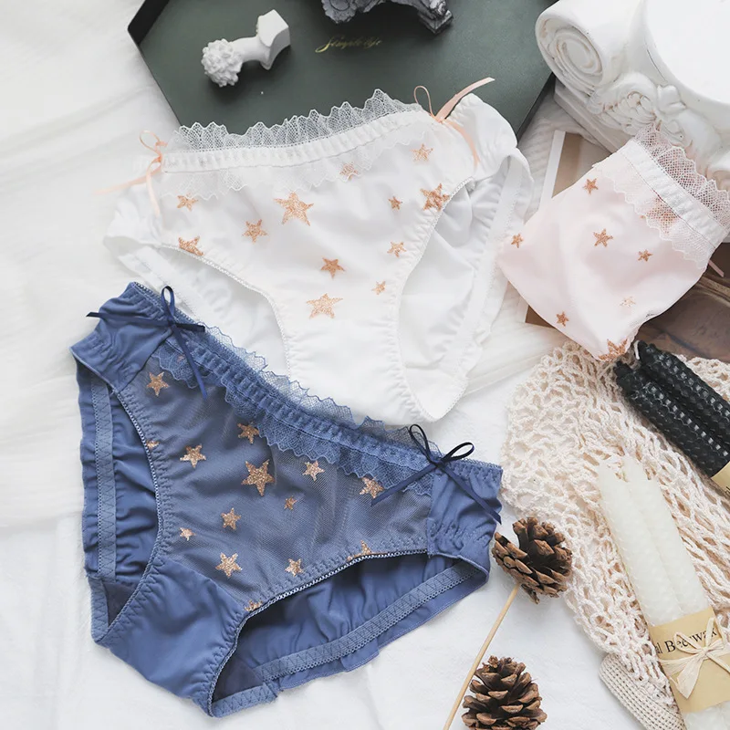 SP & CITY японское Золотое женское нижнее белье с рисунком звезд сексуальные