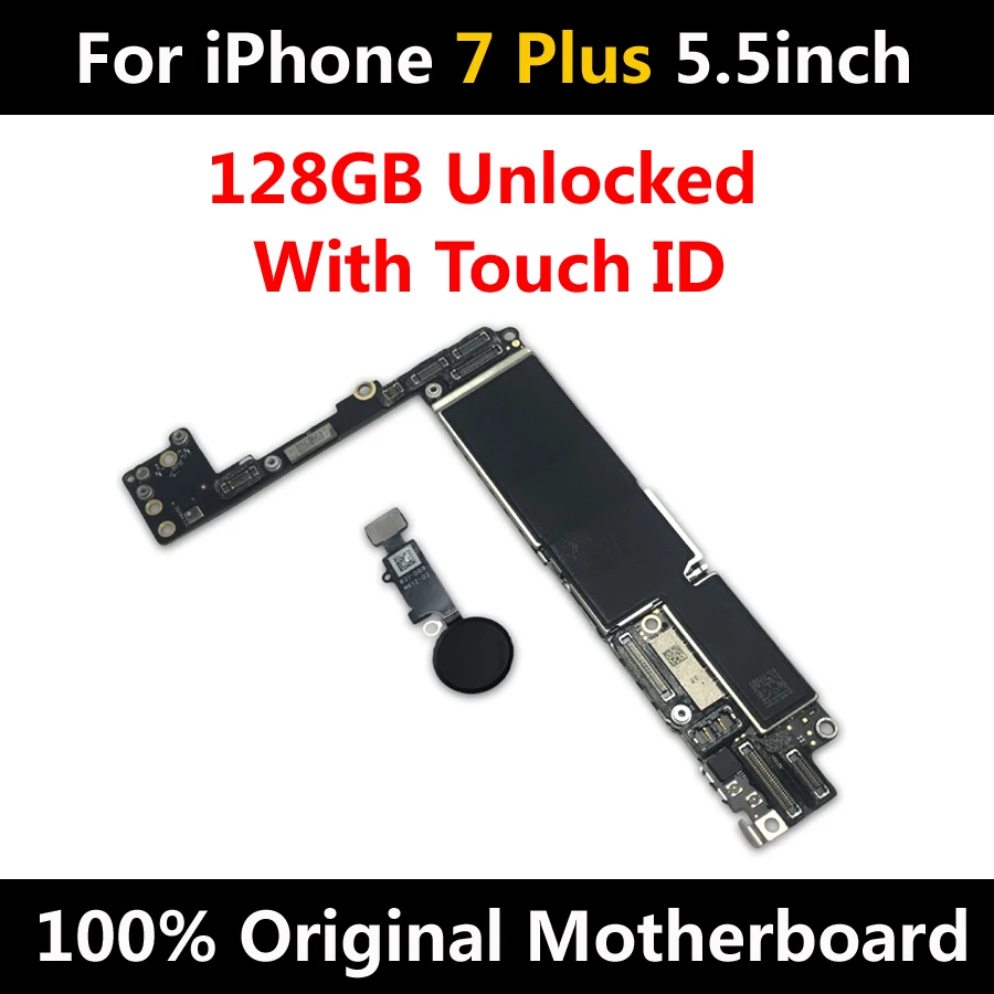 Заводская разблокированная материнская плата для iPhone 7 Plus 5 дюймов оригинальная