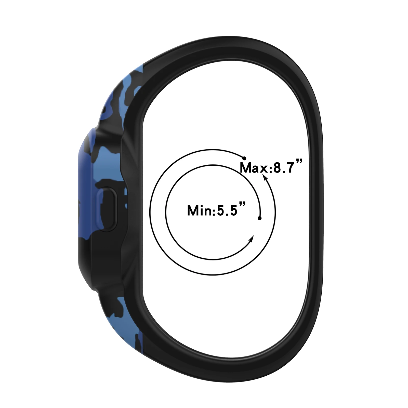 

Fashion Camouflage Classic Smart Watch Replacement Strap Student Strap Without Buckle Silicone Strap For Garmin Vivofit Jr.3